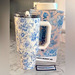 Frost Buddy Blue Floral Insulated Tumbler - Mother's Day Collection Limited